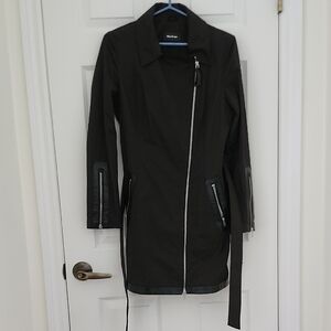 Black Mid-Length Women's Jacket